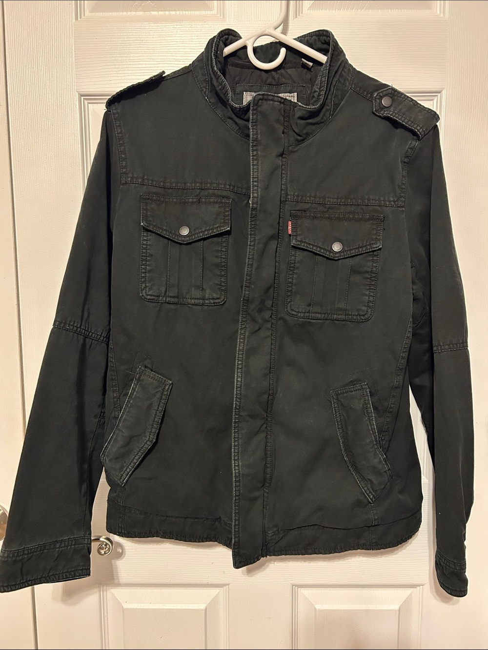 Unisex Levi Black Jean Stylish Jacket